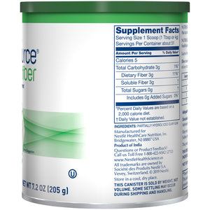 Oral Supplement Nutrisource Fiber Unflavored Powder 10043900975518-1
