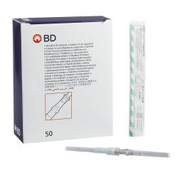 BD Insyte™ Autoguard™ BC 18G IV Catheter, 1.16 Inch, Push-Button Safety, Blood Control | SurgiMac Dental Supply