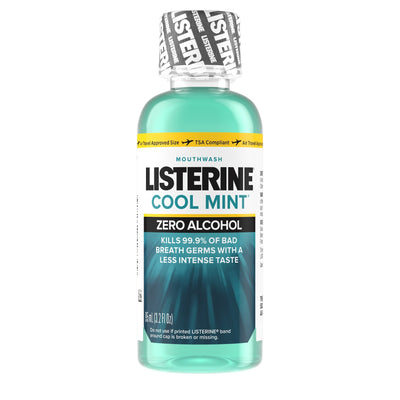 Listerine Mouthwash 3.2 oz Cool Mint, 24/case