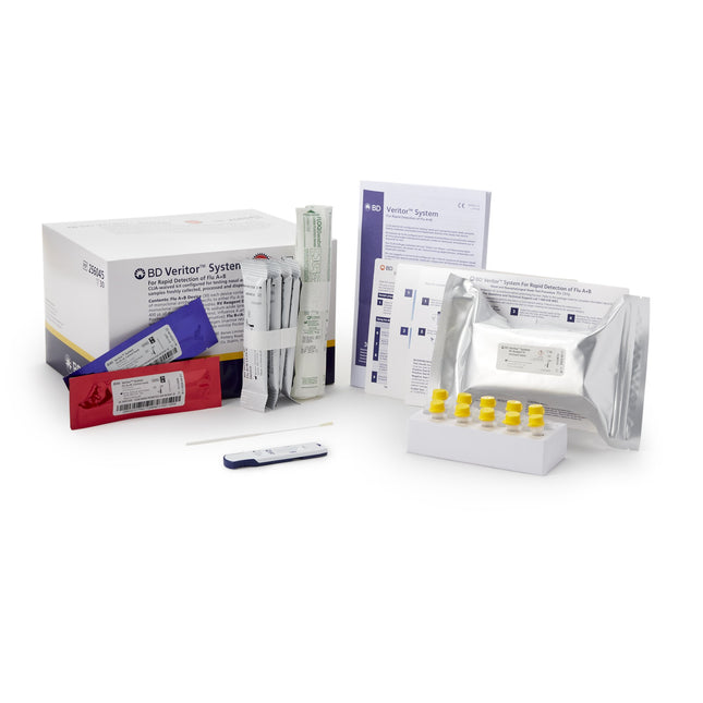 BD | Respiratory Test Kit BD Veritor System Influenza A + B 30 Tests CLIA Waived | 256045