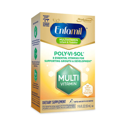 Pediatric Multivitamin Supplement Poly·Vi·Sol Vitamin A 1500 IU Strength Oral Drops Unflavored