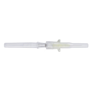 Peripheral IV Catheter Insyte Autoguard BC 24 Gauge 3/4 Inch BD Vialon Winged Hub Blood Control Push Button Safety | SurgiMac Dental Supply