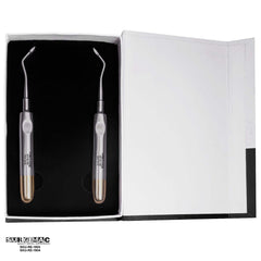 SurgiMac #79 & #80 Heidbrink Root Tip Picks, Set of Left and Right Extraction Elevators, Gold, Surgical Instruments, Stainless Steel, Pro Series, 2/Pk | SurgiMac Dental Supply