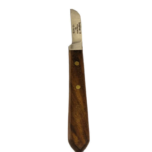 SurgiMac | SurgiMac #7R Laboratory Knife with Stainless Steel Blade and Wooden Handle, 1/Pk | Mac20-7r