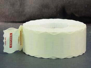 Label Applicator Paper Labels, Red, Expires 1125/rl, 10rl/cs REL-010-M