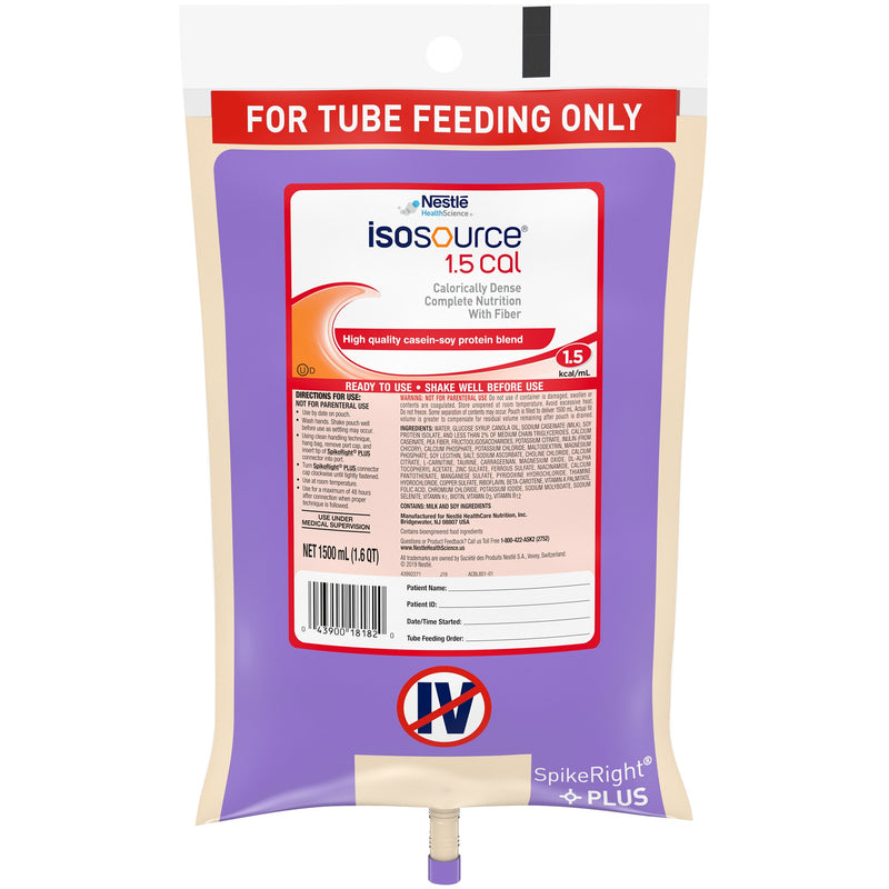 Isosource Liquid Isosource 1.5 Cal Tube Feeding Formula