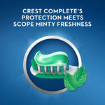 Crest Complete Multi-Benefit Whitening+Scope Toothpaste, Mint, 0.85 oz, 72 tubes/cs 80691656
