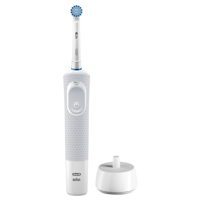 Procter & Gamble | Pro 300 Vitality Sensitive Toothbrush Includes 1 Ergonomic Handle, 1 Brush Head, 1 Charging Station, 1 Rechargeable Battery, 3/cs | 80692988