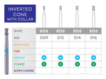 Double Inverted Disposable Diamond 10/Pk | SurgiMac Dental Supply
