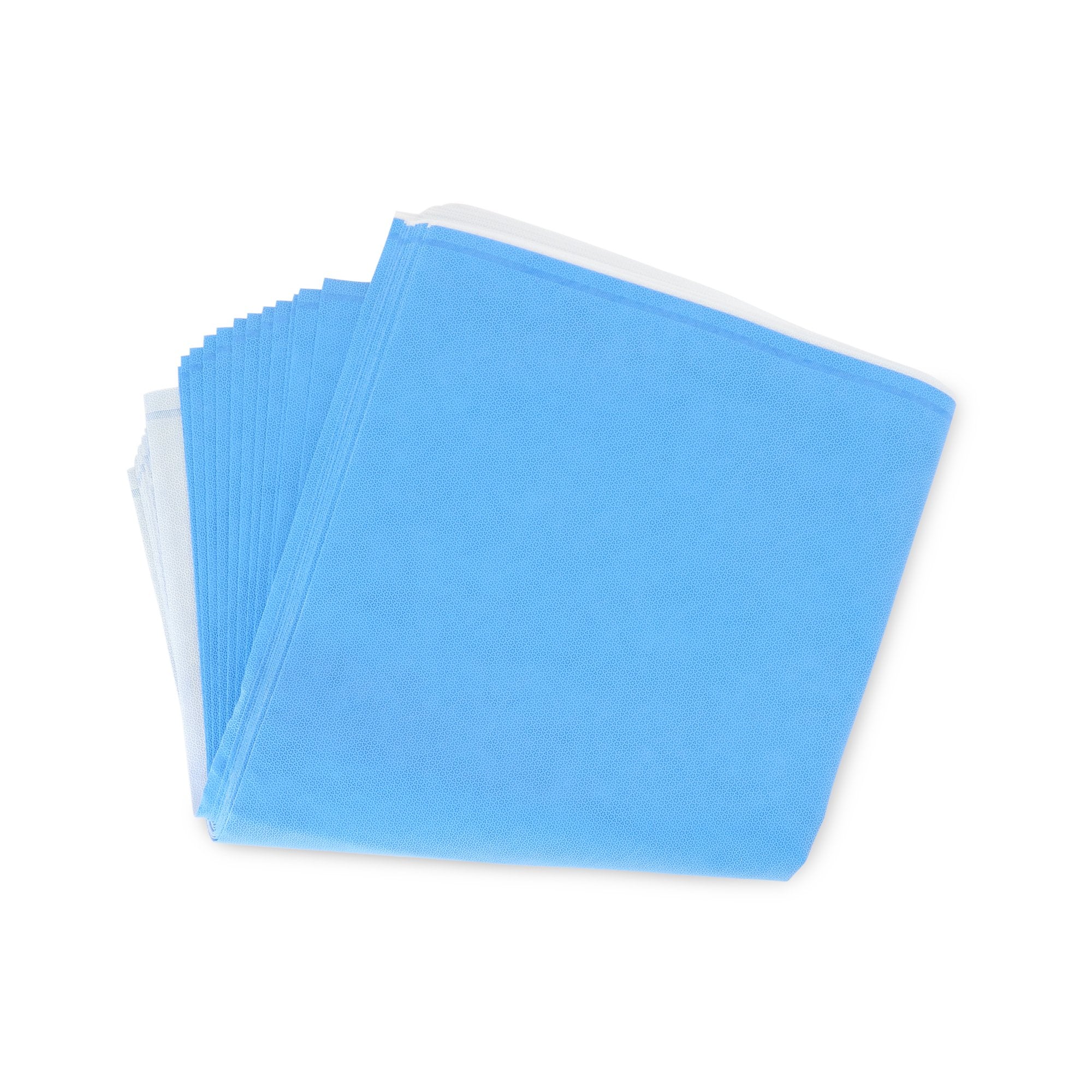 Autoclave CSR Sterilization Wrap Sheets - SMMS Non-woven/Crepe Paper, Blue, For Dental & Medical Use