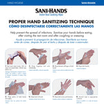 Hand Sanitizing Wipes Sani-Hands Ethyl Alcohol Wipe Soft Pack P71520-1