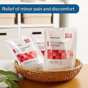 Instant Hot Pack, Hot Compress, General Purpose Plastic Disposable by McKesson 59-57H