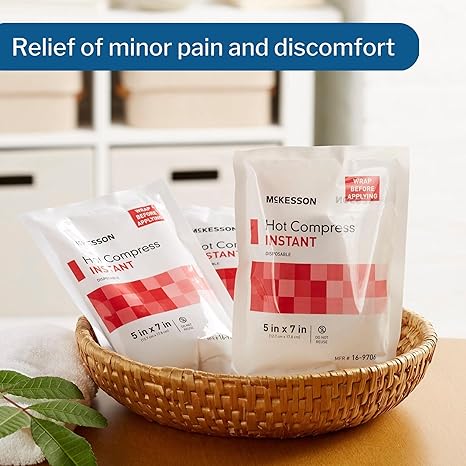 Instant Hot Pack, Hot Compress, General Purpose Plastic Disposable by McKesson 59-57H