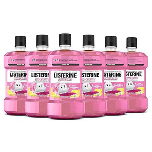 Listerine Oral Rinse, Pink Lemonade Flavor, 500mL, 6/cs | SurgiMac Dental Supply