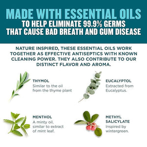 Listerine Ultraclean Cool Mint, 1 Liter, 6/cs | SurgiMac Dental Supply