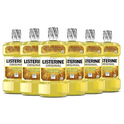 Listerine Antiseptic Mouthwash, Original 1.5 Liter, 6/cs | SurgiMac Dental Supply