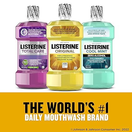 Listerine Antiseptic Mouthwash, Original 1.5 Liter, 6/cs