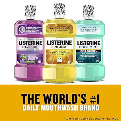 Listerine Antiseptic Mouthwash, Original 1.5 Liter, 6/cs | SurgiMac Dental Supply