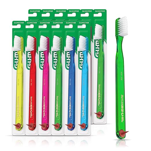 Sunstar | Toothbrush, Classic, Soft Bristles & Tip, Compact Head, 1 dz/bx | 409PC