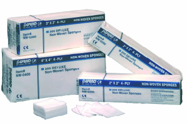 Mydent | Non-Woven Sponge, 2" x 2", 4-ply, Non-Sterile. 5000/cs | NW-0200