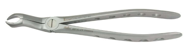 Miltex Xcision, #67R Extracting Forceps, Upper 3rd Molars Right | SurgiMac Dental Supply