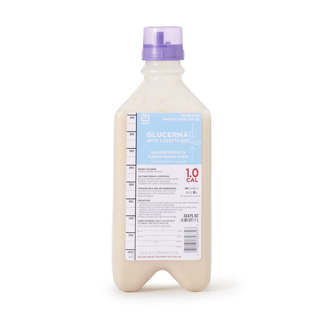 Abbott Nutrition | Tube Feeding Formula Glucerna 1.0 Unflavored Liquid 33.8 oz. Bottle | 62671