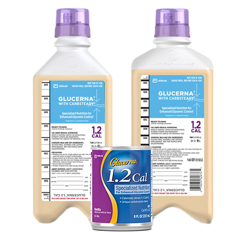 Oral Supplement Glucerna 1.2 Cal Unflavored Liquid 1500 mL Bottle 6267-1