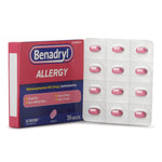 Allergy Relief Benadryl 25 mg Strength Tablet 24 per Box 50580022651