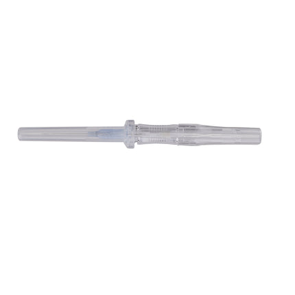 Peripheral IV Catheter ViaValve 22 Gauge 1 Inch Polyurethane Straight Hub Blood Control Sliding Safety