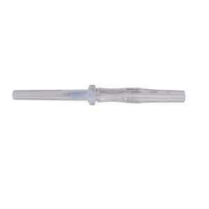 Peripheral IV Catheter ViaValve 22 Gauge 1 Inch Polyurethane Straight Hub Blood Control Sliding Safety | SurgiMac Dental Supply