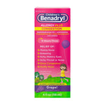 Children's Allergy Relief Children’s Benadrl Allergy Plus Congestion 12.5 mg Strength Liquid 4 oz. 50580078104