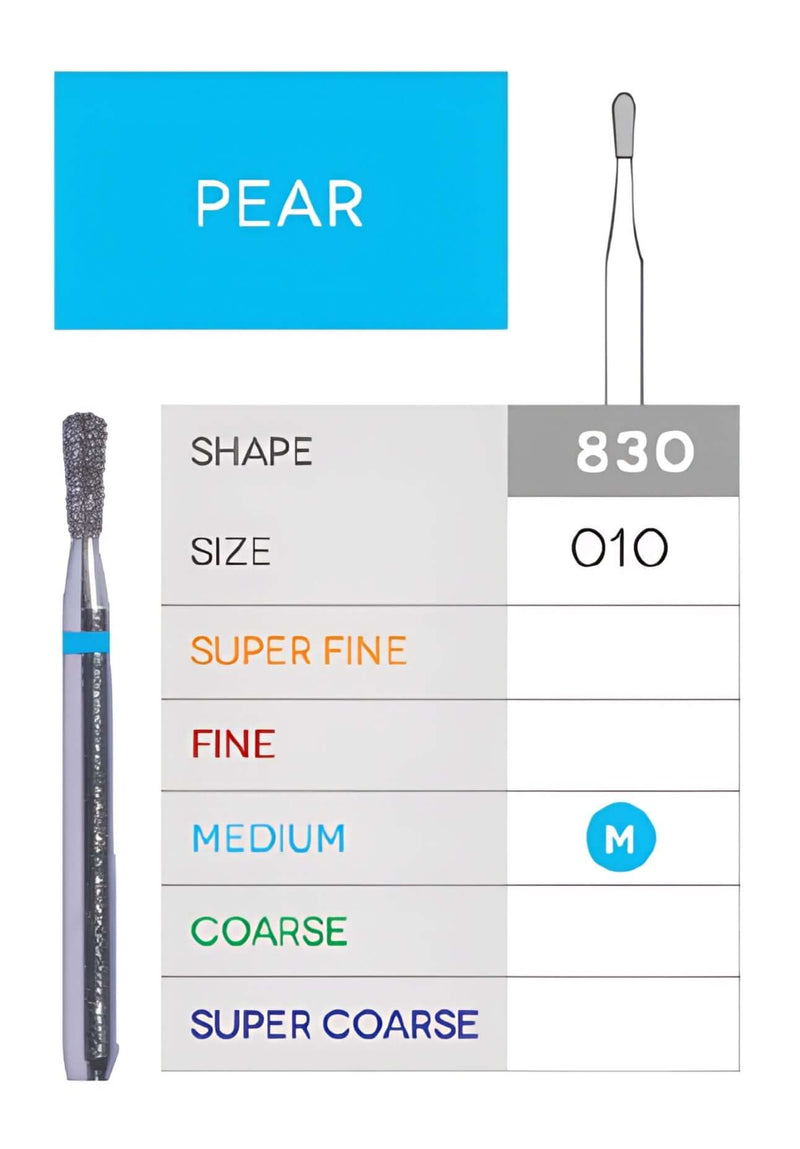 Pear Disposable Diamond 830-010M 10/Pk | SurgiMac Dental Supply