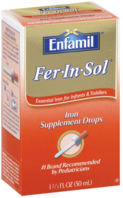 Mead Johnson | Mineral Supplement Fer·In·Sol Iron 15 mg Strength Oral Drops Unflavored | 00087074002