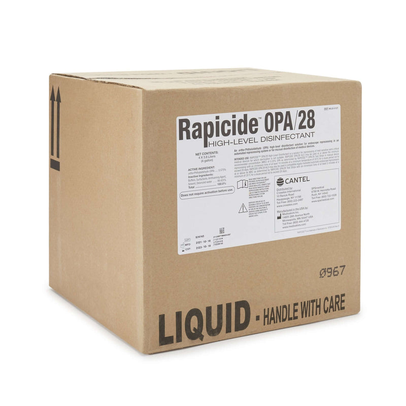 OPA High-Level Disinfectant Rapicide OPA/28 RTU Liquid 1 gal. Jug Max 28 Day Reuse ML020127-1