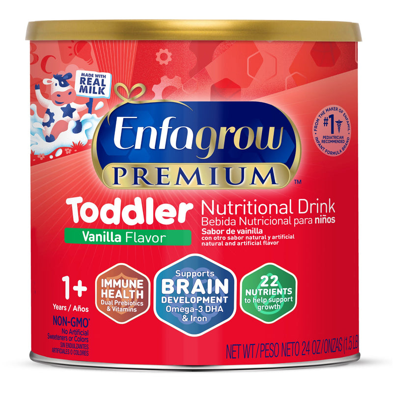 Pediatric Oral Supplement Enfagrow Premium Toddler Can Powder Milk-Based 869217