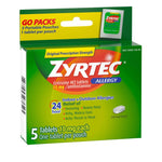 Allergy Relief Zyrtec 10 mg Strength Tablet 14 per Box 30312547204300
