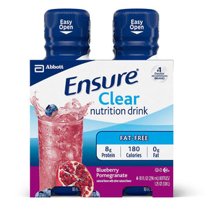 Oral Supplement Ensure Clear Blueberry Pomegranate Flavor Liquid Bottle 56500