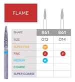 Flame Disposable Diamond 10/Pk | SurgiMac Dental Supply