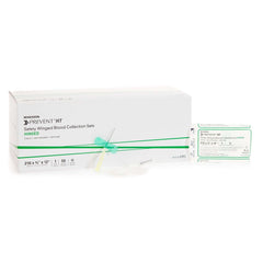 McKesson Prevent Blood Collection Set 21 Gauge 3/4 Inch Needle Length Safety Needle 12 Inch Tubing Sterile | SurgiMac Dental Supply