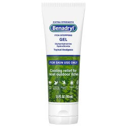 Itch Relief Benadryl 2% Strength Gel 3.5 oz. Tube | SurgiMac Dental Supply