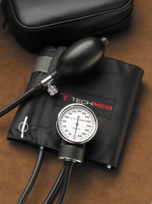 Aneroid Sphygmomanometer Unit Tech-Med Adult Cuff Nylon Cuff 23 - 40 cm Pocket Aneroid