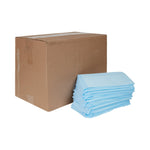 Disposable Underpad McKesson Classic 17 X 24 Inch Fluff / Polymer Light Absorbency UPLT1724