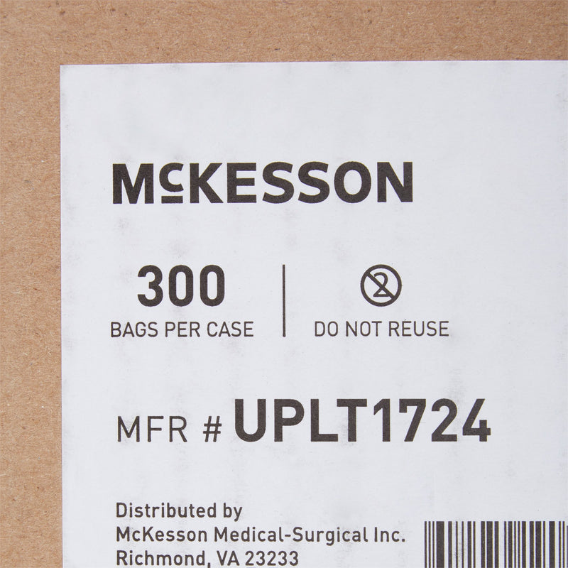 Disposable Underpad McKesson Classic 17 X 24 Inch Fluff / Polymer Light Absorbency UPLT1724