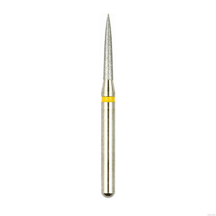 Shofu Dental | Robot FG Diamond, Flame, ISO #249/012, 7.5 Length, Super Fine, 1/pk | 840V-1