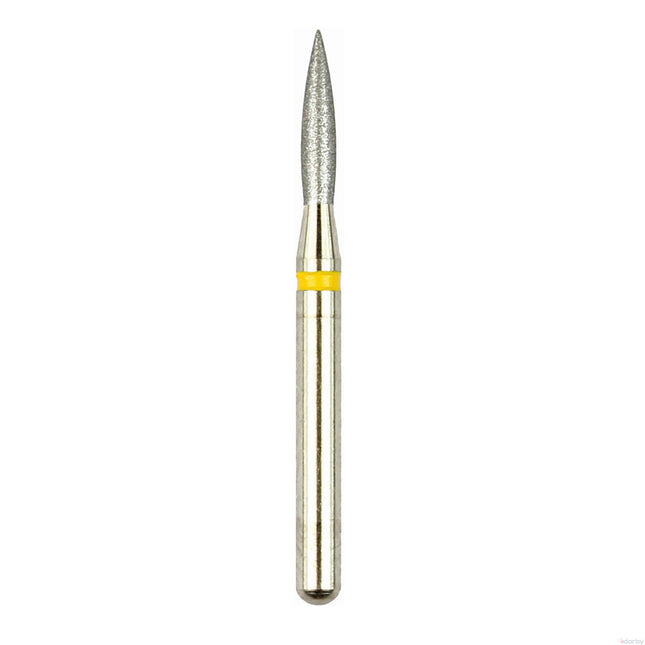 Shofu Dental | Robot FG Diamond, Flame, ISO #243/012, 6.0 Length, Super Fine, 1/pk | 843V-1