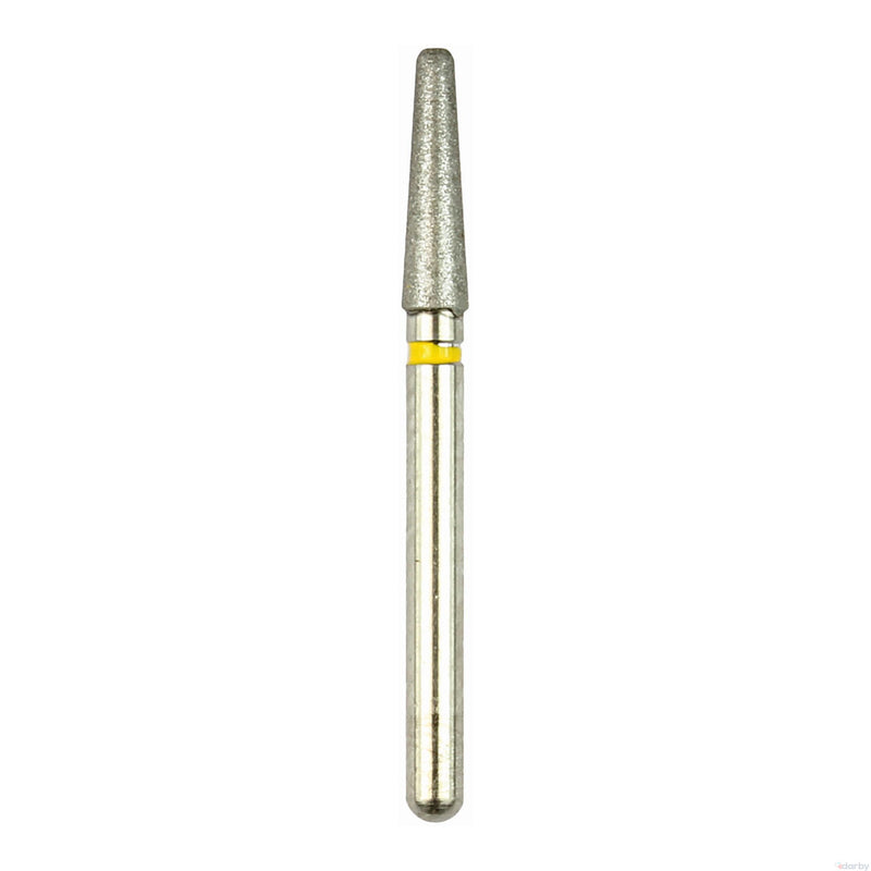 Robot FG Diamond, Corner Round Tapered Cylinder, ISO #545/018, 7.0 Length, Super Fine, 1/pk 791V-1