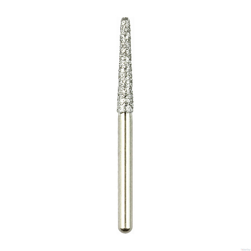 Robot FG Diamond, Corner Round Tapered Cylinder, ISO #553/019, 10.0 Length, Standard, 1/pk 0792-1