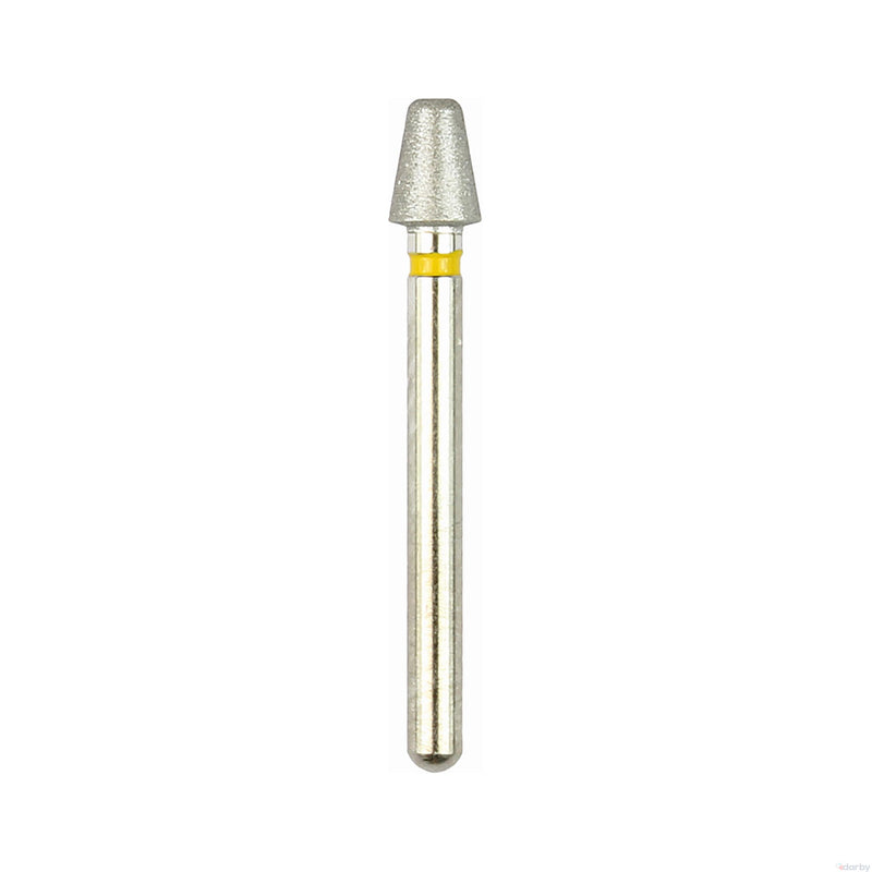 Robot FG Diamond, Corner Round Tapered Cylinder, ISO #544/027, 3.5 Length, Super Fine, 1/pk 825V-1