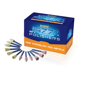 SS White Jazz Polishers: Porcelain And Metal 2-Step Single-Patient Polishing System (P2S) - ASSortment Pack | SurgiMac Dental Supply