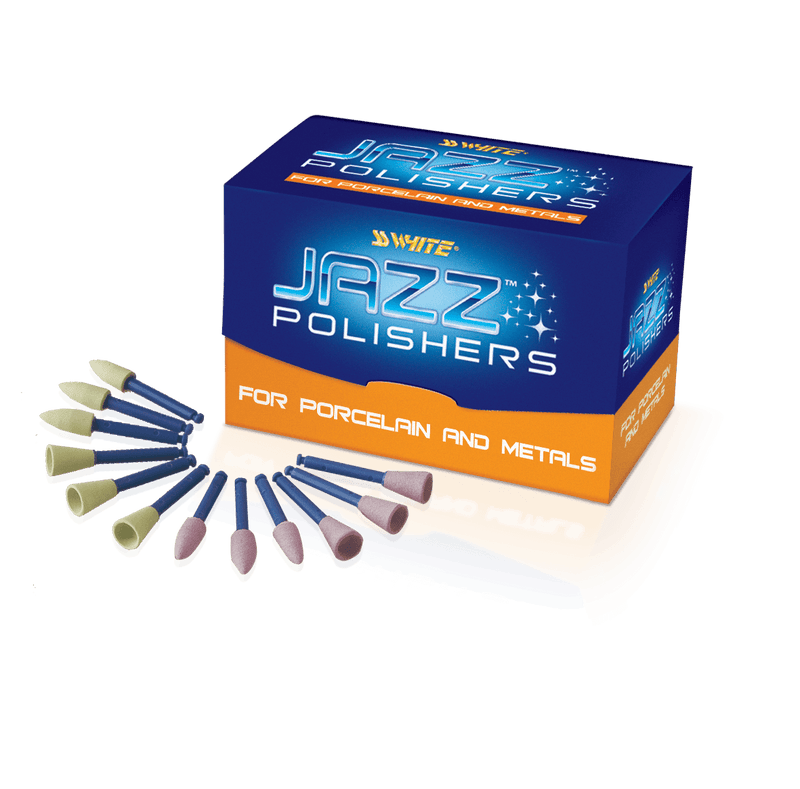SS White Jazz Polishers: Porcelain And Metal 2-Step Single-Patient Polishing System (P2S) - ASSortment Pack | SurgiMac Dental Supply